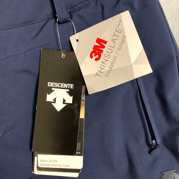 NWT - Descente Norah Insulated Ski Pants. Size 10. Dark Night Blue. - Picture 9 of 9